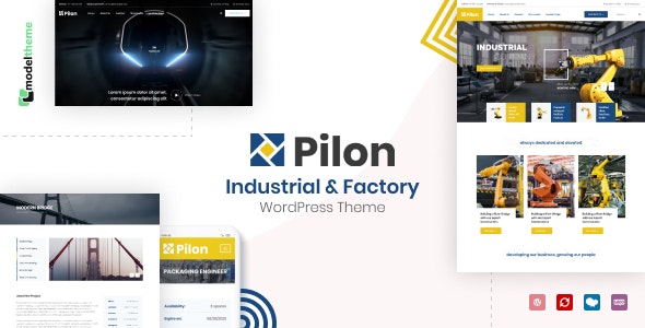 Pilon – Industrial  Factory WordPress Theme