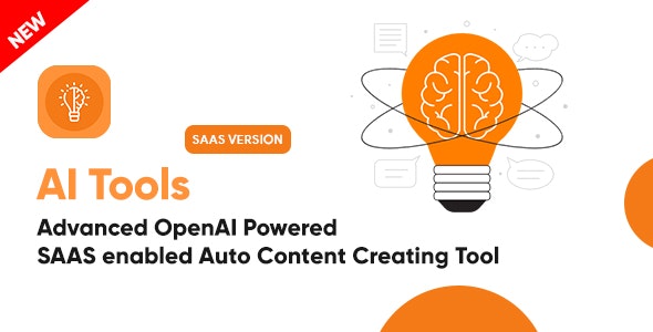 AI Tools – Advanced Automatic Content Creating and Image Generating Tool | SAAS | PHP