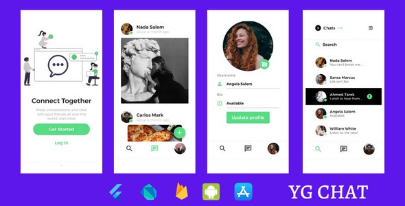 YGChat – Chat & Call App | Android & iOS Flutter app