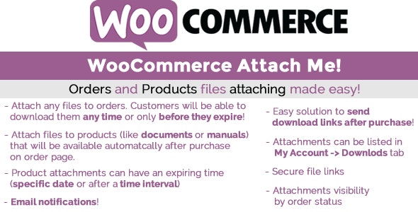 WooCommerce Attach Me!  23.5