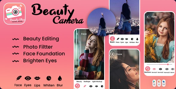 Sweet Beauty Camera Makeup – Photo Editor – Selfie Camera – AI Photo Editor – Eye Color