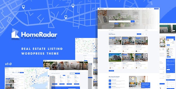 HomeRadar – Real Estate WordPress Theme