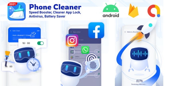 Phone Cleaner- Cache Clean, Android Speed Booster Master, Antivirus, Battery Saver, App Lock Android