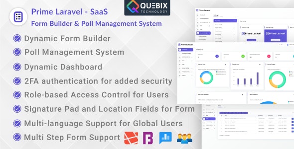 Prime Laravel Saas – Form builder  Poll Management System