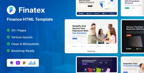 Finatex – Finance Consulting HTML Template