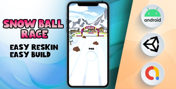 Snow Ball Race – (Unity – Admob)