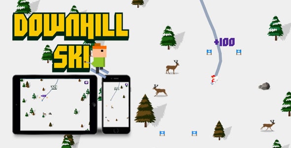 Downhill Ski – HTML5 Game