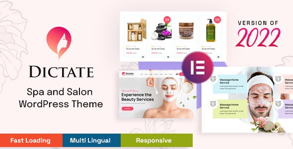 Get Appointments with Dictate – Responsive Spa and Salon Theme 5.3