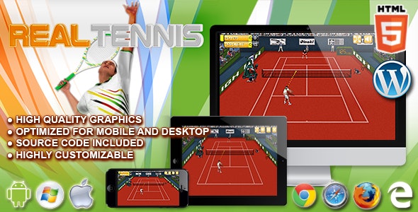 Real Tennis – HTML5 Sport Game