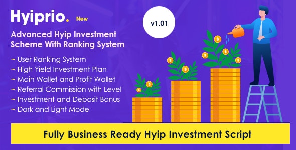 Hyip Rio – Advanced Hyip Investment Scheme With Ranking System and Automatic Withdraw 2.6.2