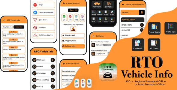 RTO Vehicle Information – RTO Vehicle Info App – All Vehicle Information – Get RTO Details