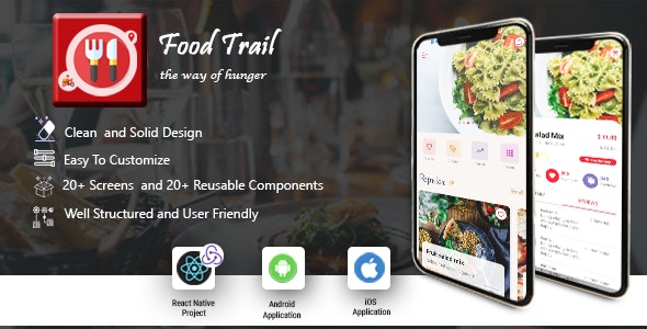 Food Trail – React Native Template