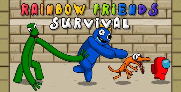 Rainbow Friends: Survival – HTML5 game – Construct 3 – C3p