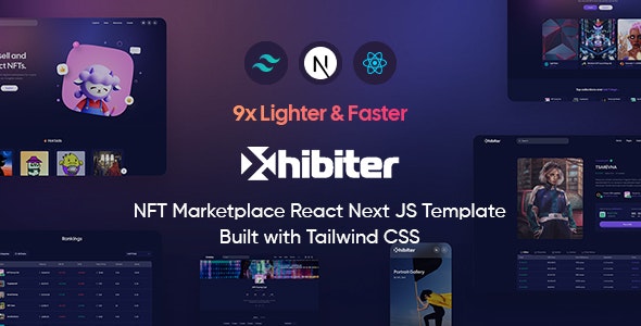 Xhibiter | NFT Marketplace React NextJS Template