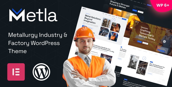 Metla – Metallurgy Industry  Factory WordPress Theme