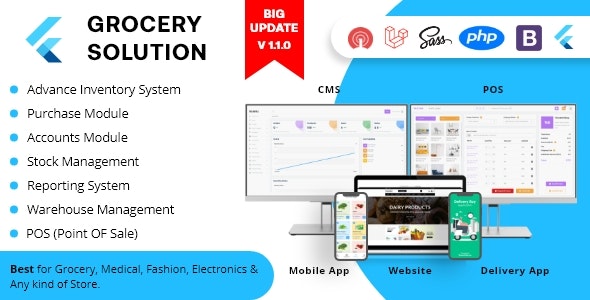 Namal – 5 in 1 Flutter Delivery Solution with POS for Single  Multiple Location Business Brand 1.1.9