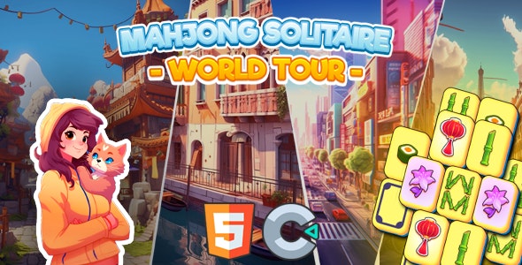 Mahjong Solitaire: World Tour – HTM5 Game – Construct 3