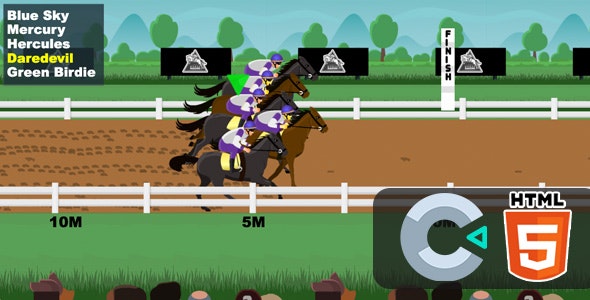 Horse Race – HTML5 Game – C3P