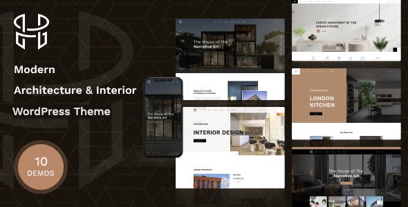 Hellix – Modern Architecture & Interior Design WordPress Theme 1.0.36