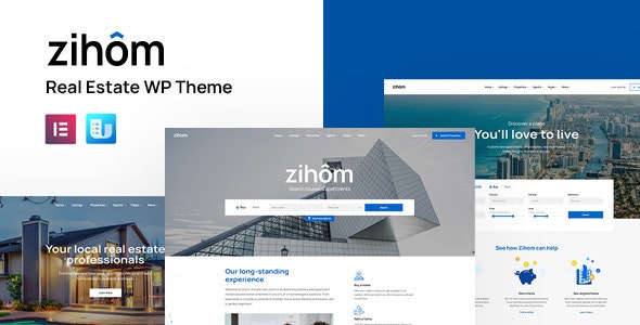 Zihom – Real Estate WordPress Theme 1.1.3