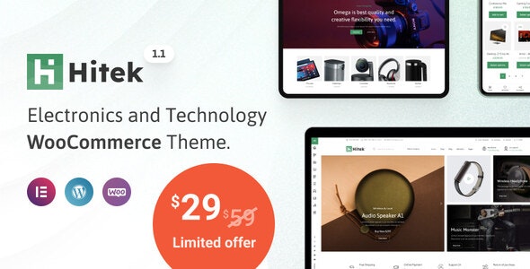 Hitek – Electronics WooCommerce Theme 1.5.1