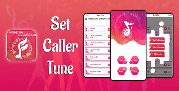 Set Caller tune Song: New Ringtones 2020 – Android App + Admob + Facebook Integration