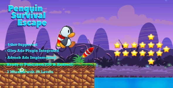 Penguin Survival Escape – Complete Unity Template