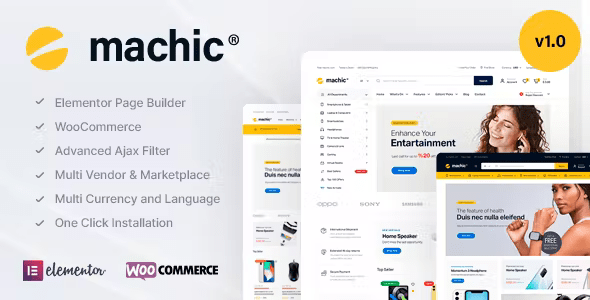 Machic – Electronics Store WooCommerce Theme 1.4.2