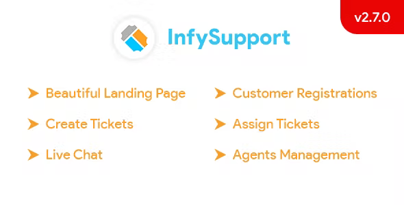 InfySupport – All in-one Laravel Help Desk Support Management Solution