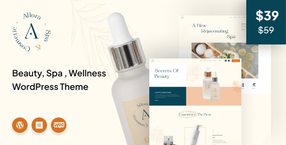 Allora – Beauty Spa  Cosmetic WordPress Theme