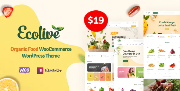 Ecolive – Organic Food WooCommerce WordPress Theme