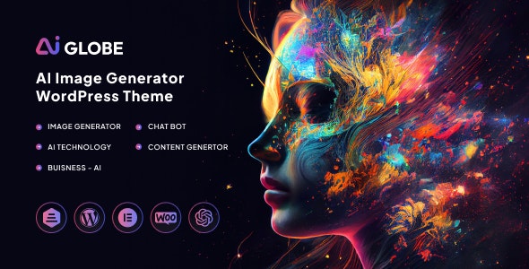 AiGlobe – Artificial Intelligence Startup  Technology WordPress Theme