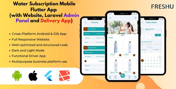 Milk-Water Subscription Complete Flutter App