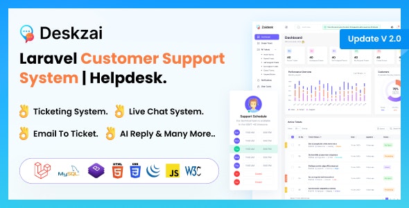 Deskzai – Customer Support System | Helpdesk | Support Ticket. 2.5