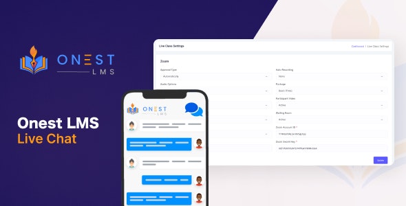 Onest LMS – LiveChat Addon – Real Time Customer Support Integration