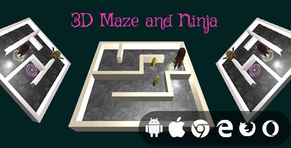 3D Maze Ninja – Cross Platform Educational Game