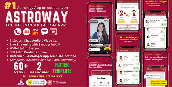 Astroway | Online Astrology Consultation App Template