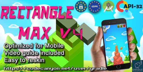 Rectangle Max (Admob + GDPR + Android Studio)