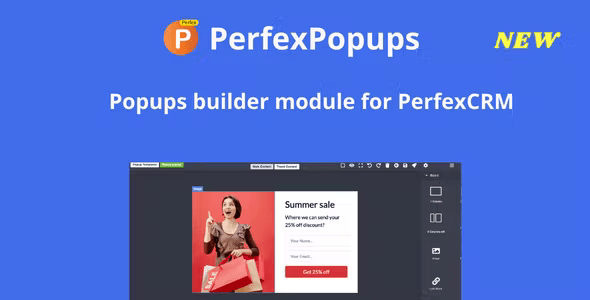 PerfexPopup – Popups builder for PerfexCRM 1.0.2