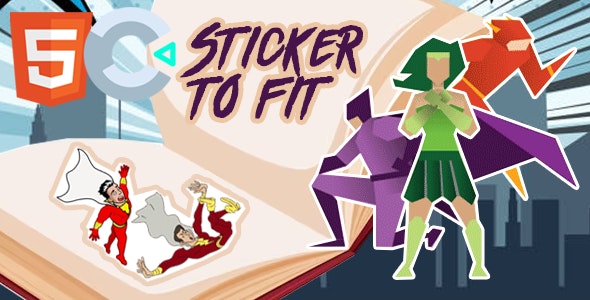 Sticker To Fit (HTML5 Game – Construct 3)