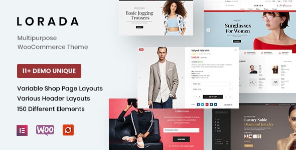 Lorada – Responsive Elementor eCommerce Theme