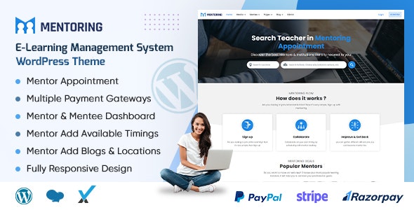 Mentoring – elearning, Learning Management System & Education WordPress Theme 1.2.8