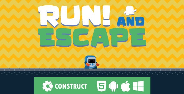 Run! and Escape – HTML5 Mobile Game