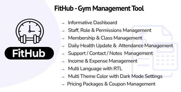 FitHub SaaS – Gym Management Tool