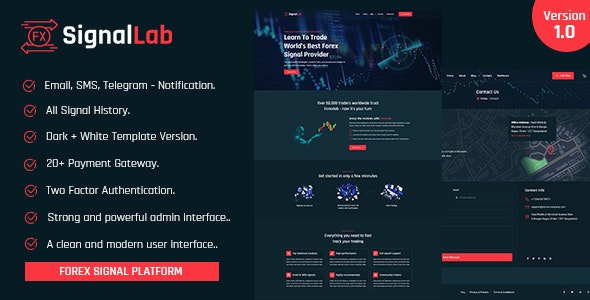 SignalLab – Forex And Crypto Trading Signal Platform