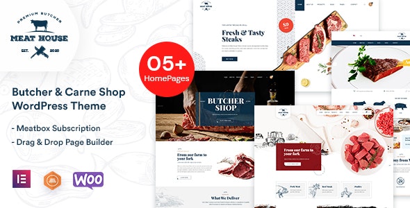 MeatHouse – Butcher Shop WordPress Theme 2.0.8