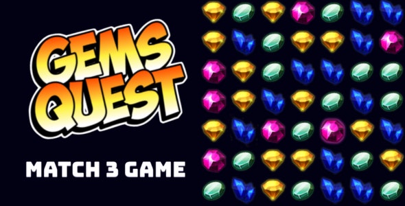 Gems Quest HTML5 Game