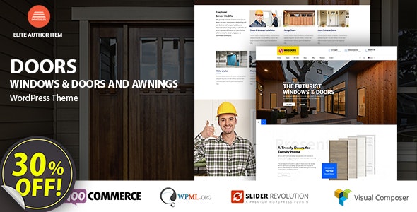 Windows & Doors – High Quality WordPress Theme 3.8