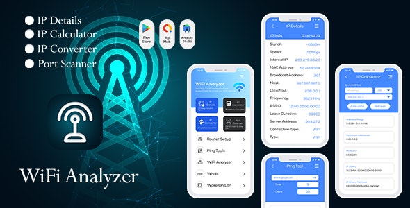 WiFi Analyzer – IP Tools – Network Analyzer – Network Tools – Network Scanner – WiFi Scanner