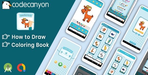 Drawing – Learn to Draw and Coloring book with admob ready to publish